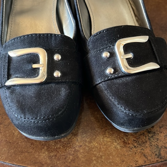 Unisa black suede wedges, size 7 - Picture 3 of 7